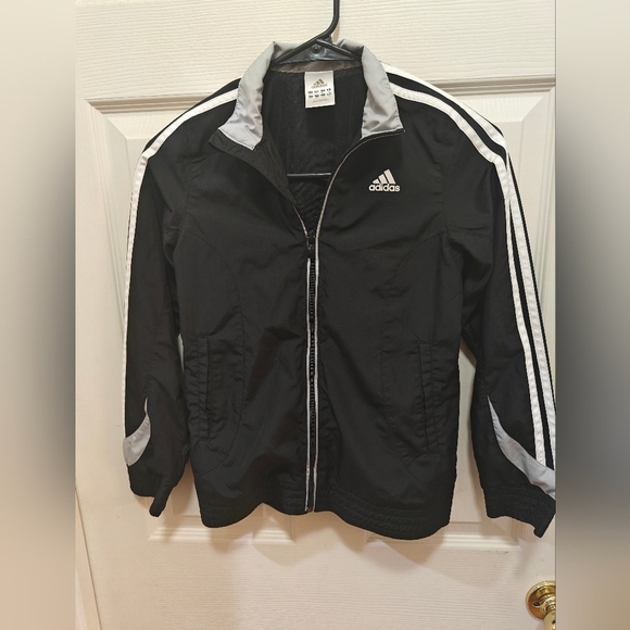 Kids Adidas 3 Stripe Jacket - Picture 1 of 3